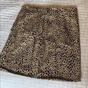 Leopard skirt